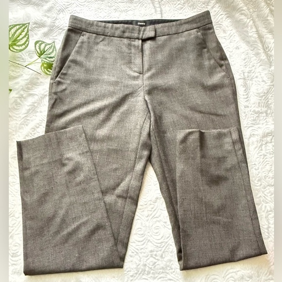 Theory Pants - Theory Gray Dress Pants Size 2 Tailored Career Work Slacks